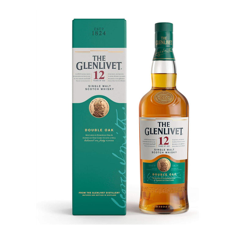 WHISKY THE GLENLIVET AGED 12Y DOUBLE OAK SINGLE MALT - ASTUCCIATO